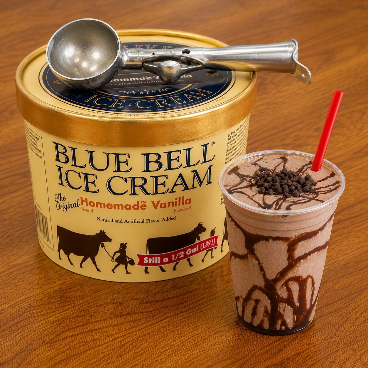 Chocolate or Vanilla Shake.