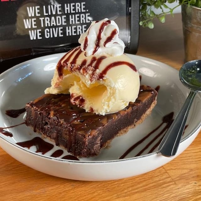 Salted Caramel Brownie.